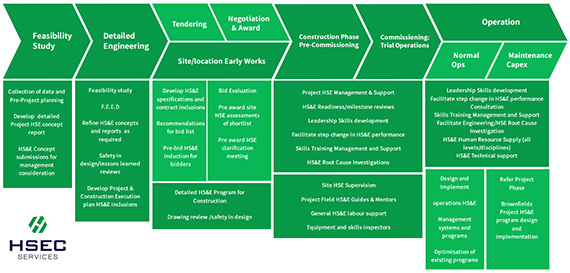 HSEC processes diagram